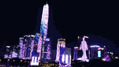 辉煌之夜 深圳灯光秀正式表演时间公布，43栋楼科技点亮未来